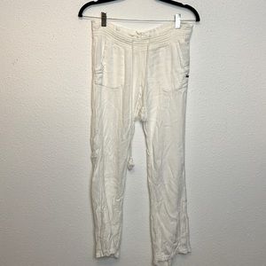 Roxy White Flare Beach Pants Size XS